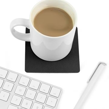 Picture of Flexi Square Coaster finished in Porto, a quality recycled vegan material.