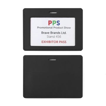 Picture of ID Card Holder in recycled Como, a quality vegan PU.