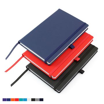 Picture of Deluxe Porto Eco Mix & Match A5 Casebound Notebook with Bagasse Wood Free Paper
